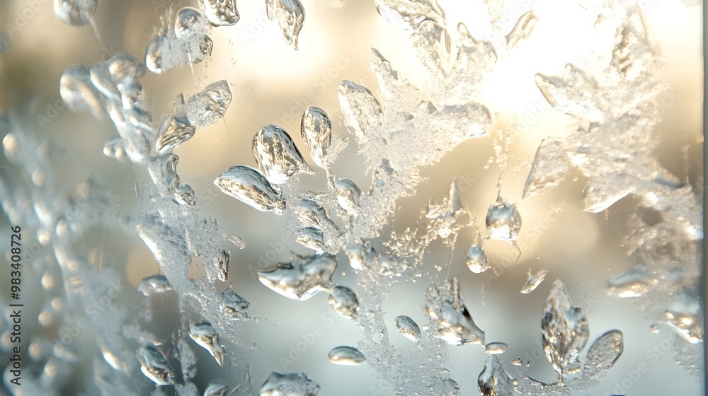 Water droplets on glass surfaces in stylish shower pictures Water droplets on glass surfaces in stylish shower pictures