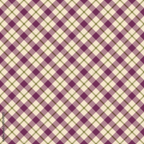 Autumn Plaid Check Seamless Pattern - Cute plaid check repeating pattern design