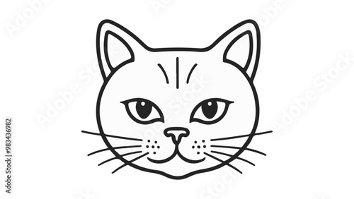 cat face illustration