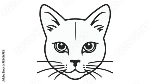 simple cat illustration