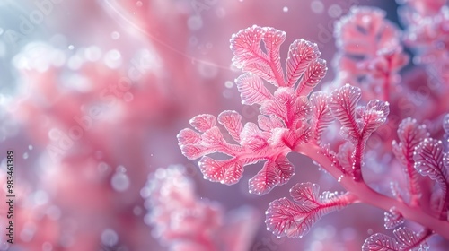 Abstract background featuring the organic texture of Pink Sea Fan coral (Annella mollis). Ideal for nature-inspired designs, marine life visuals, underwater textures, and ocean-themed artwork