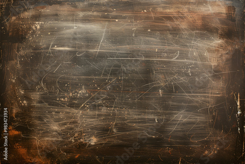 Vintage Scratched Chalkboar...
