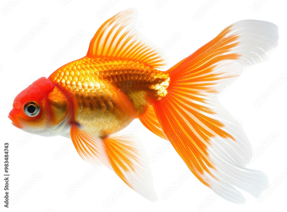 PNG Goldfish animal white background pomacentridae. PNG Goldfish animal white background pomacentridae.