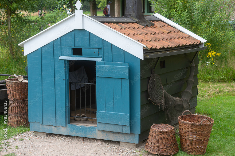 wooden house