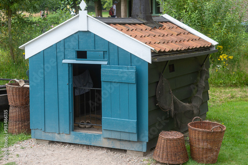 Obraz na płótnie wooden house w salonie