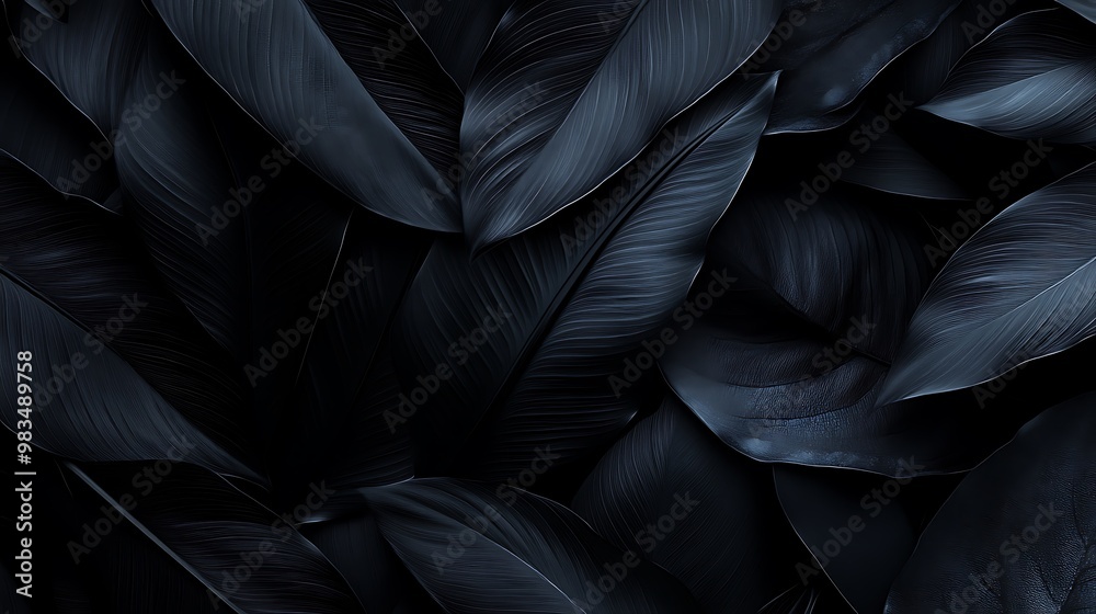 A close-up of dark, textured leaves creating a moody and elegant backdrop. A close-up of dark, textured leaves creating a moody and elegant backdrop.