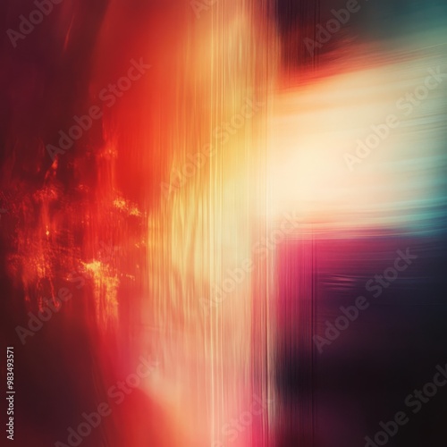 Abstract Colorful Light Blur Background for Creative Projects