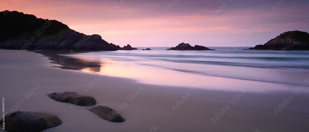 Obraz premium sunset on the beach