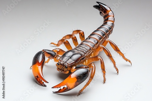 Simple Scorpio sting, using sharp, clean angles to evoke the scorpionâ€™s tail photo