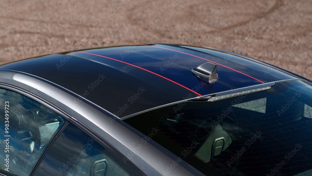 Fototapeta premium Roof of a car