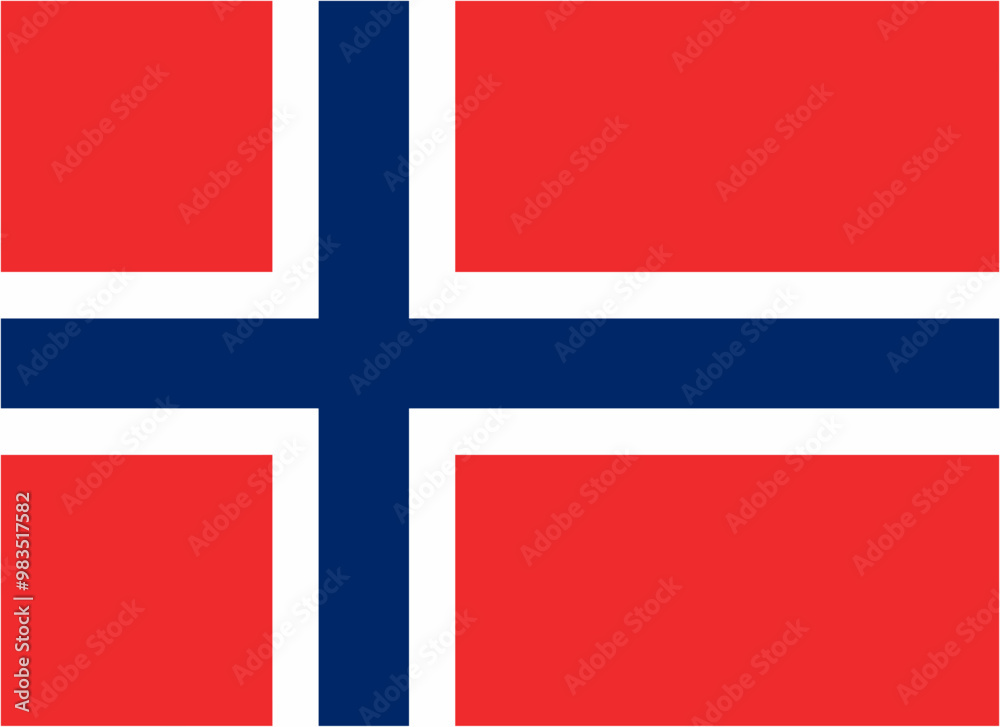 Norway official flag vector with standard size and proportion. National flag emblem with accurate size and colors. Norway official flag vector with standard size and proportion. National flag emblem with accurate size and colors.
