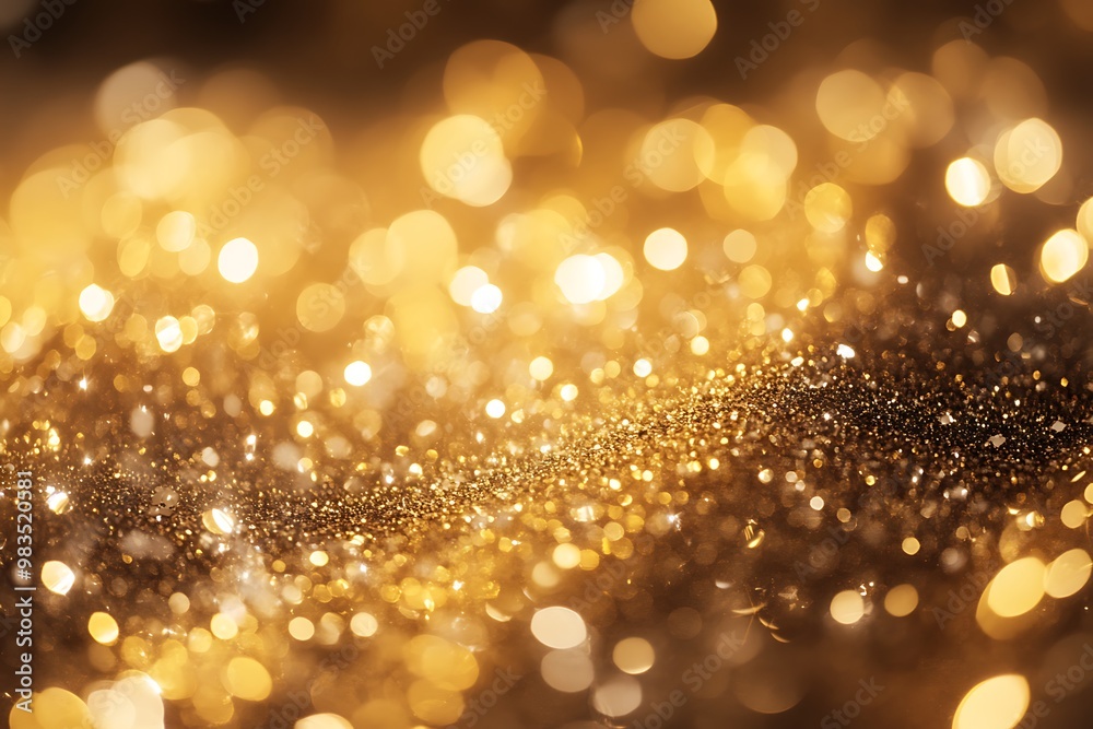 Golden Glitter Background Golden Glitter Background