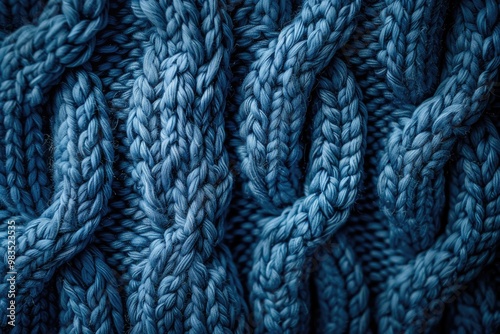 Close-up of knitted fabric. Perfect for design projects related to warmth, comfort, and winter.