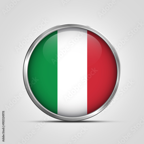silver plate with glossy flag. Italy flag stamp. made in stamp isolated in white background. royal, allegiance, symbol, minimal, vector, 3d, icon, illustration. Free Download silver plate with glossy flag. Italy flag stamp. made in stamp isolated in white background. royal, allegiance, symbol, minimal, vector, 3d, icon, illustration. - GFXLoad
