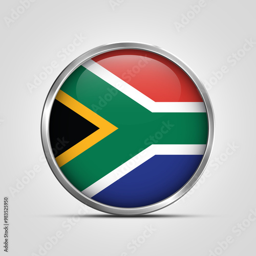 silver plate with glossy flag. South Africa flag stamp. made in stamp isolated in white background. royal, allegiance, symbol, minimal, vector, 3d, icon, illustration. Free Download silver plate with glossy flag. South Africa flag stamp. made in stamp isolated in white background. royal, allegiance, symbol, minimal, vector, 3d, icon, illustration. - GFXLoad