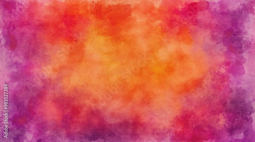 Abstract Watercolor Style Background with Soft Blending Colors