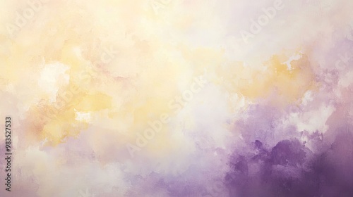 Abstract Watercolor Style Background with Soft Blending Colors