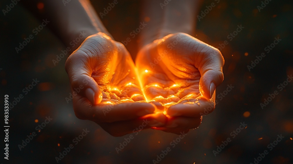 A serene image of hands in prayer against a dark background, perfect for Thanksgiving and Halloween themes, emphasizing gratitude and reflection, with copy space. A serene image of hands in prayer against a dark background, perfect for Thanksgiving and Halloween themes, emphasizing gratitude and reflection, with copy space.