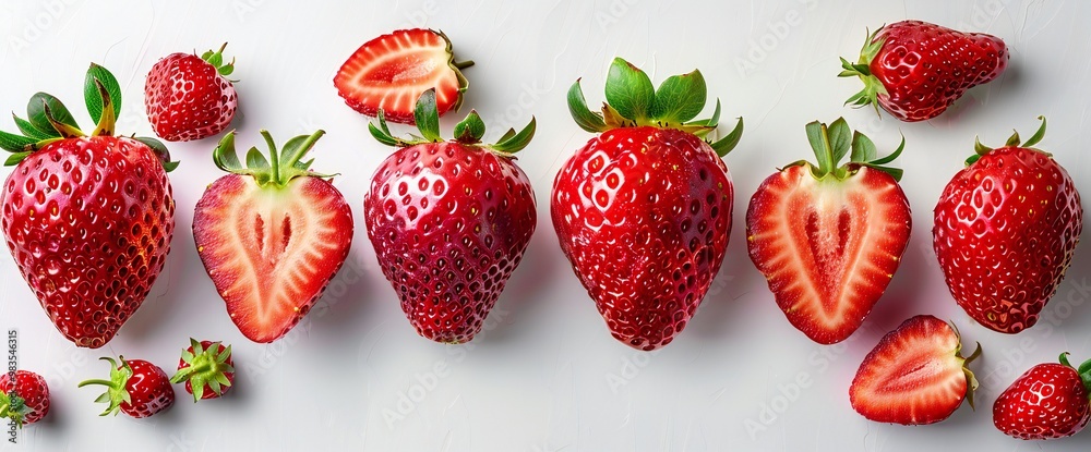Strawberries Cutout Isolated Strawberries Cutout Isolated