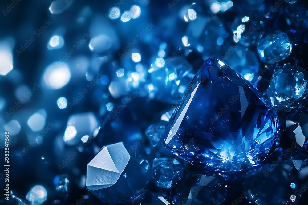 Blue Gemstone Macro Photography Blue Gemstone Macro Photography