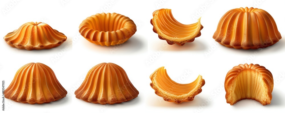 Madeleine Cake Pastries Template Madeleine Cake Pastries Template