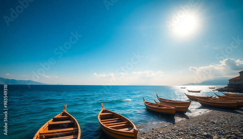 A landscape view of the southern coast of Turkey