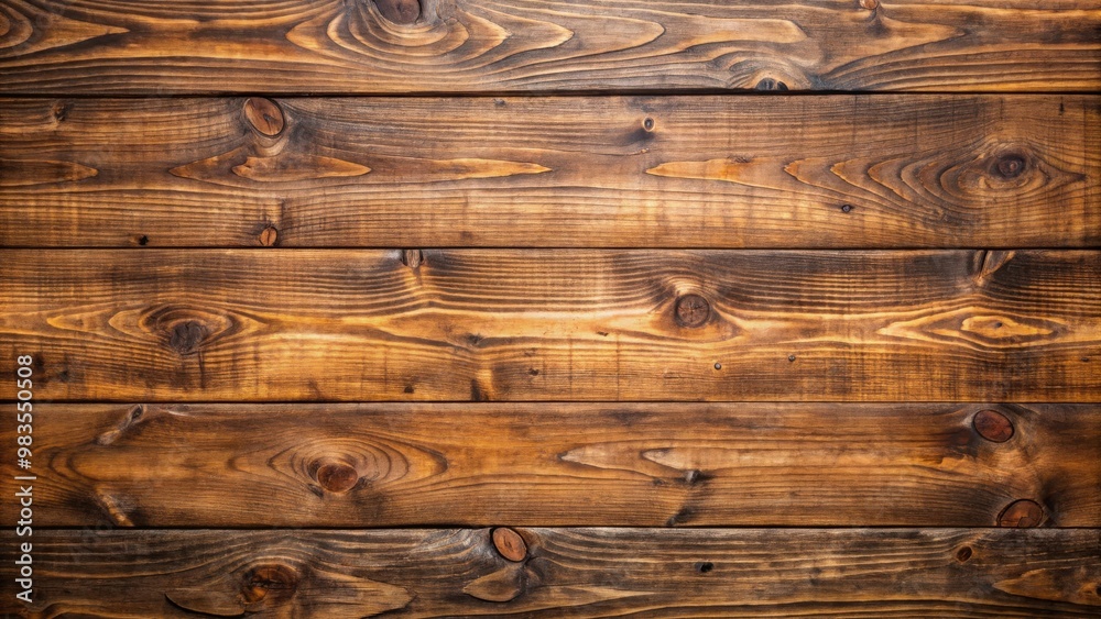 Top down view of rustic brown wooden planks background texture for design projects Top down view of rustic brown wooden planks background texture for design projects