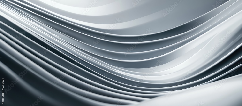 Monochromatic gradient layers create a sleek modern background with dynamic aluminum gray tones A smooth metallic digital surface offers a minimalist aesthetic