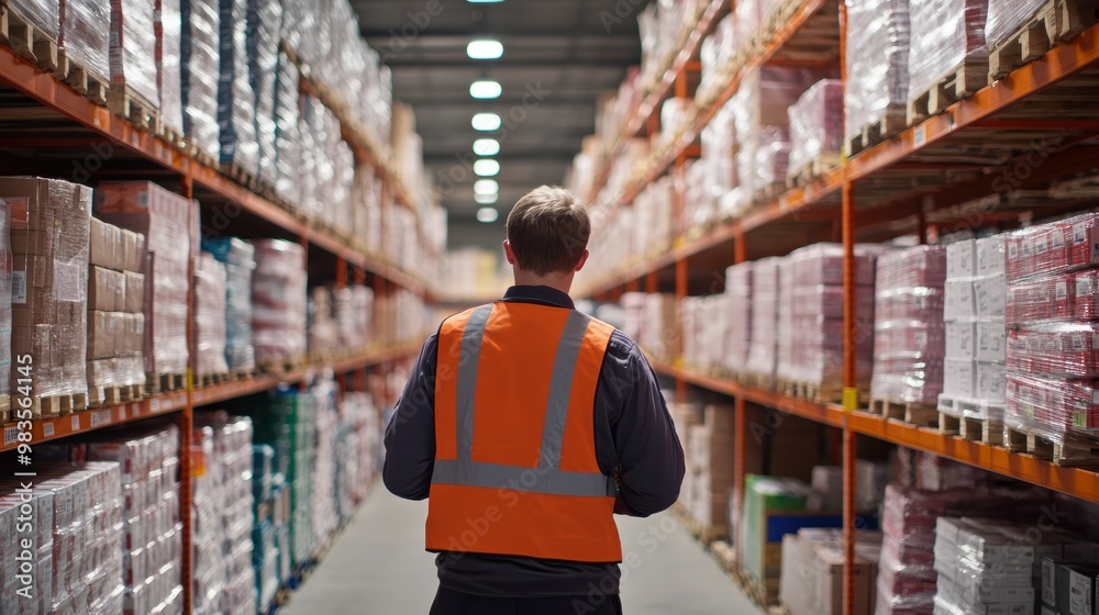 Warehouse staff efficiently picking orders using handheld scanning devices