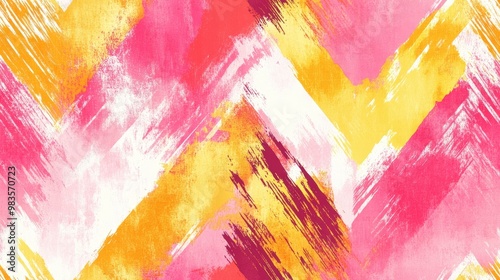 Gold Bohemian Design Bright Tribal Brushstroke Yellow Dye Texture Premium Ink Batik Gold Ethnic Zigzag Gold Tie Dye Batik Pink Ink Watercolor Pink Grain Brush Pink Batik Dye Golden Ink Stroke photo