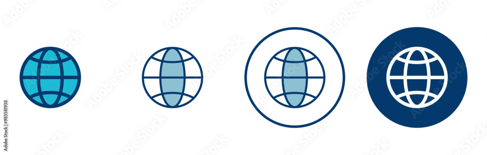 Web icon vector isolated on white background. Website vector icon. Internet world vector Web icon vector isolated on white background. Website vector icon. Internet world vector
