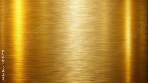Shimmering Gold Metallic Texture Background with Chrome Sheet Metal Shine