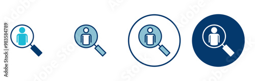 Hiring icon vector isolated on white background. Human resources concept. Recruitment. Search job vacancy icon. Hire. Find people icon