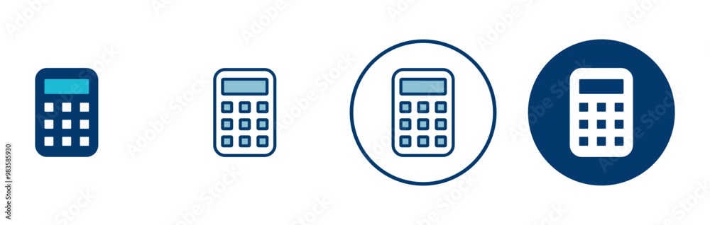 Calculator icon vector isolated on white background. Calculator vector icon. Accounting icon Calculator icon vector isolated on white background. Calculator vector icon. Accounting icon