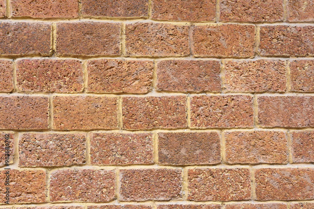 Surface of brown old brick wall background. Surface of brown old brick wall background.