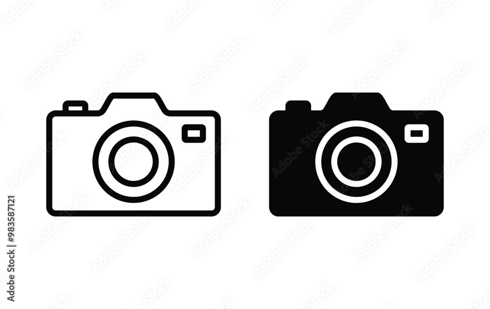 camera icon vector camera icon vector