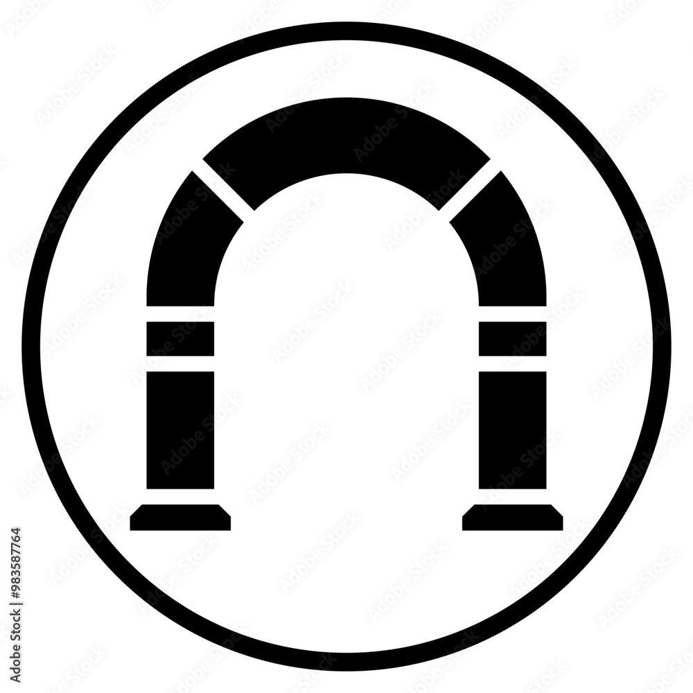 arch glyph icon arch glyph icon