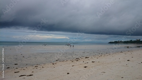 White Sand Beach in Santa Fe Bantayan Island Cebu Philippines Photo photo