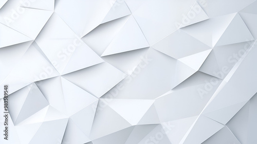 Vector paper wave technology smooth carve blank white gradient abstract background with lines light triangle texture background. geometric white empty square creative diamond concept wall web design.