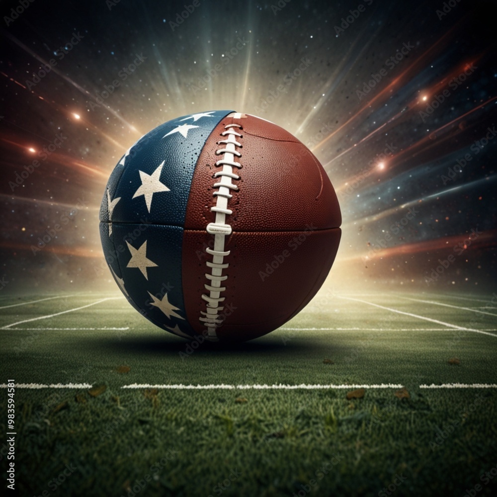 american football on grass generative ai american football on grass generative ai