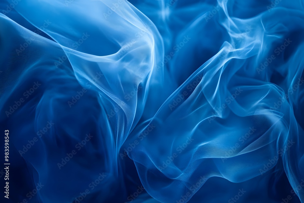 Abstract Blue Fabric Texture Abstract Blue Fabric Texture