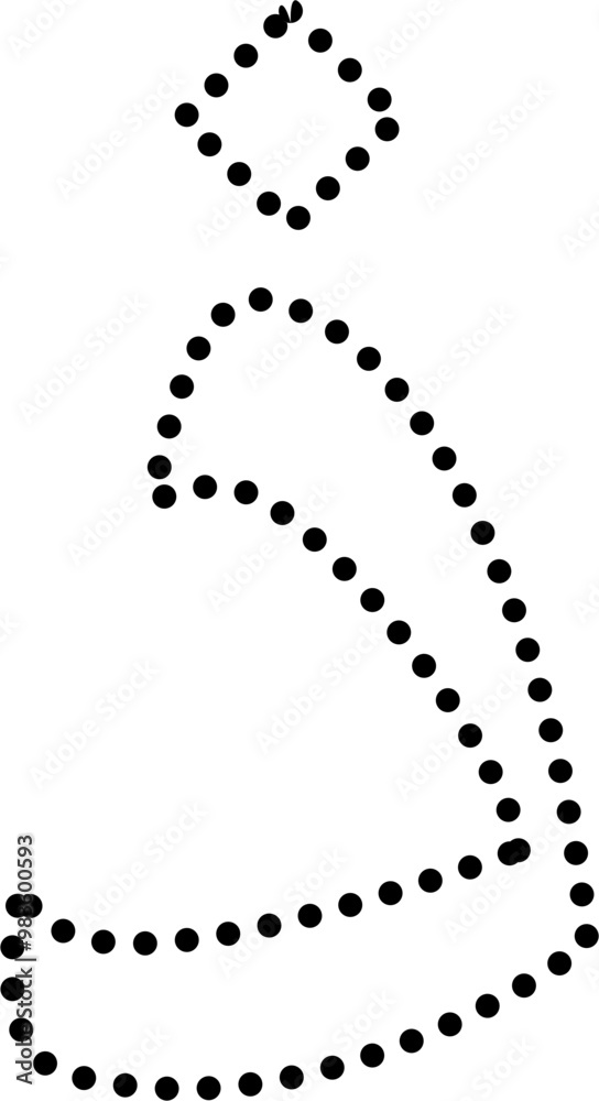 Hijaiyah letter tracing dotted line. Kids Education. Hijaiyah letter tracing dotted line. Kids Education.