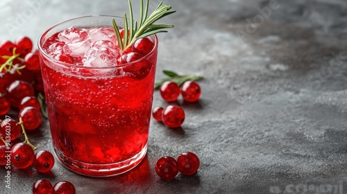 Refreshing Red Currant Drink