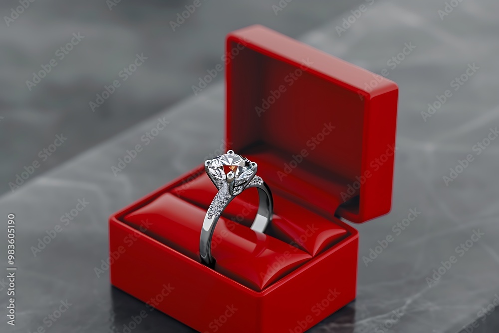 Diamond engagement ring isolated on white background. Diamond engagement ring isolated on white background.