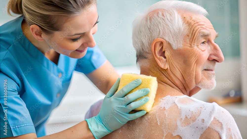 Obraz premium skin, treatment, care, woman, female, health, therapy, body, spa, person, salon, beauty
