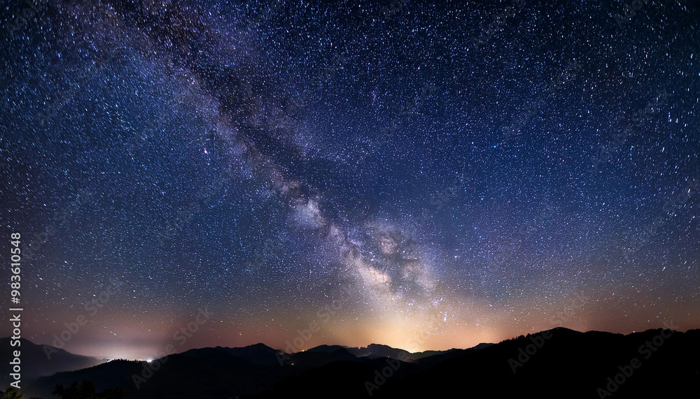 Naklejka premium night sky