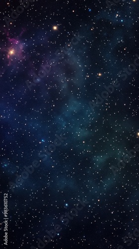 Ultra Realistic Vibrant Cosmos Star System Phone Background