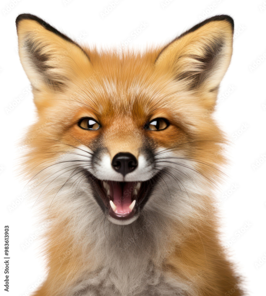 PNG Smiling fox mammal animal pet. PNG Smiling fox mammal animal pet.