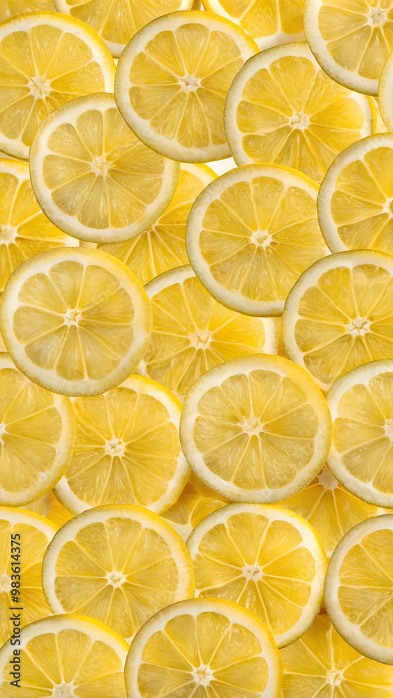 lemon slices background lemon slices background