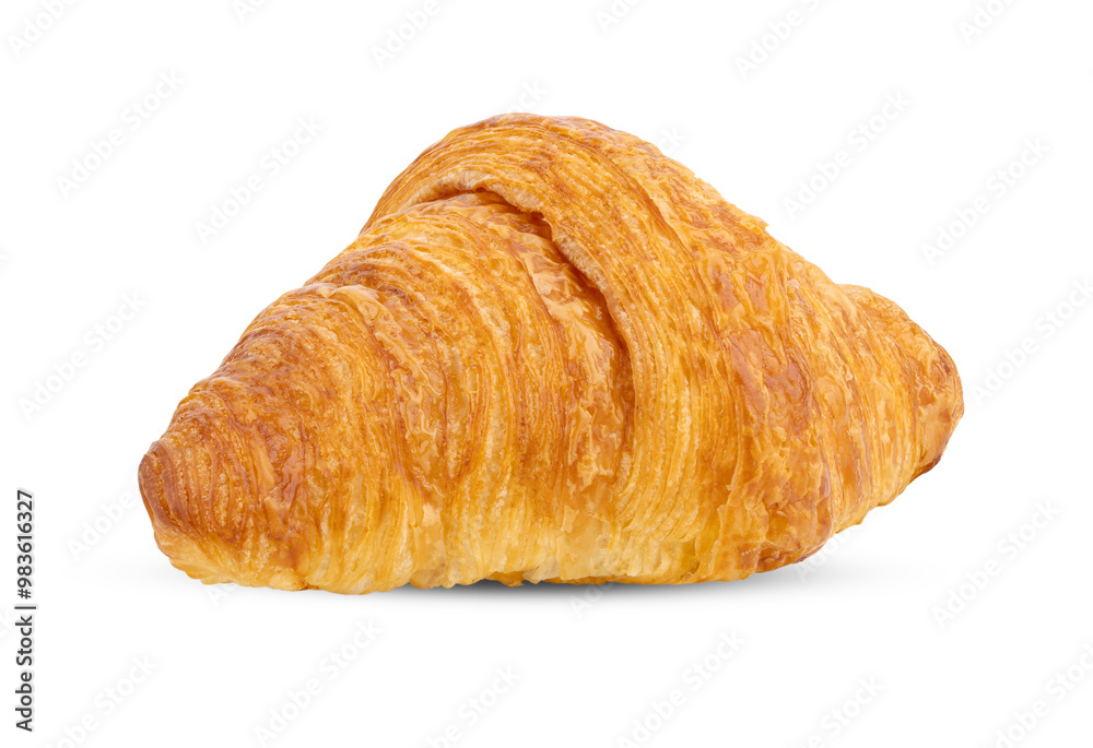 Freshly baked croissant isolated on transparent png Freshly baked croissant isolated on transparent png